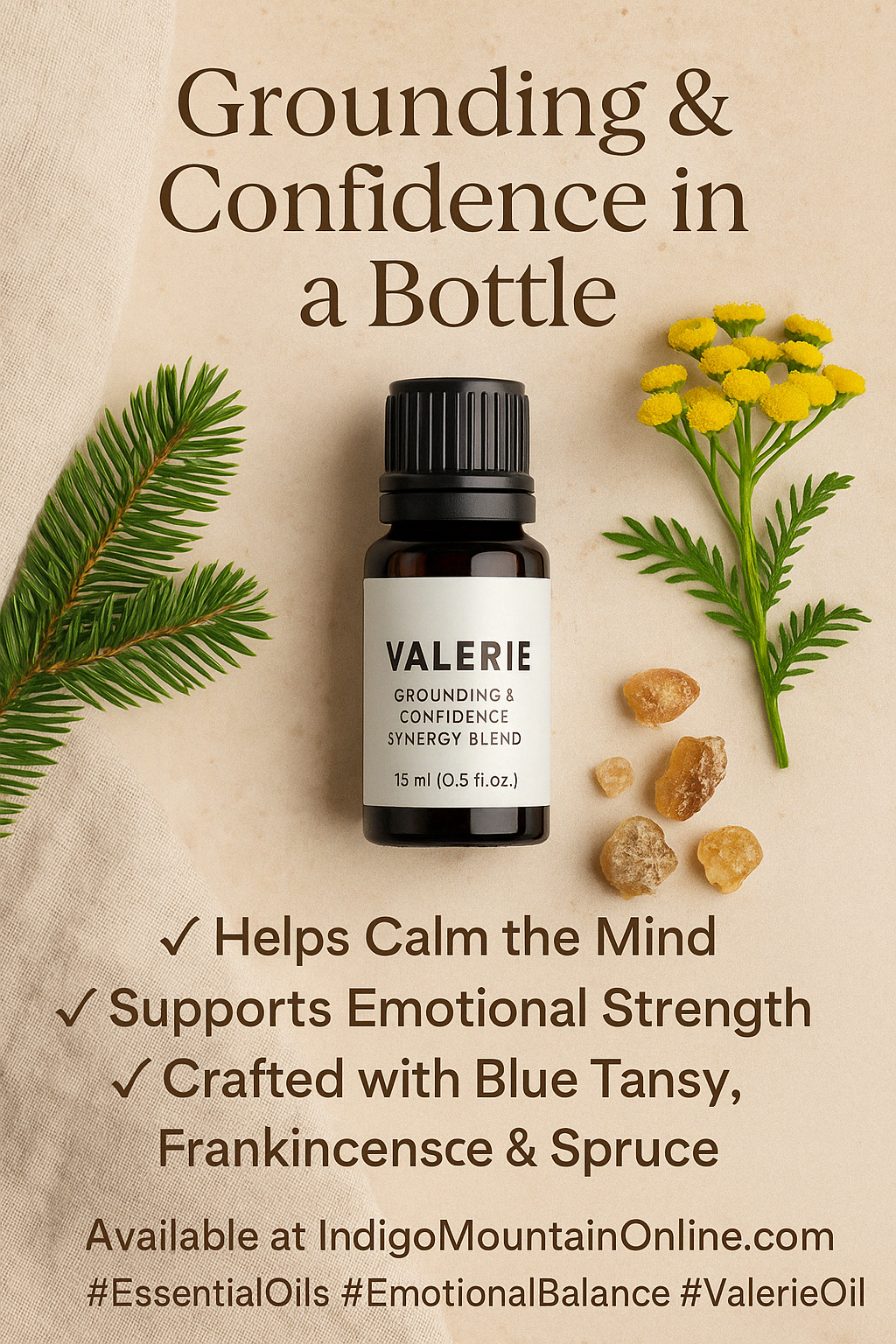 Valerie Essential Oil Blend - Grounding & Confidence